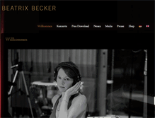 Tablet Screenshot of beatrix-becker.de